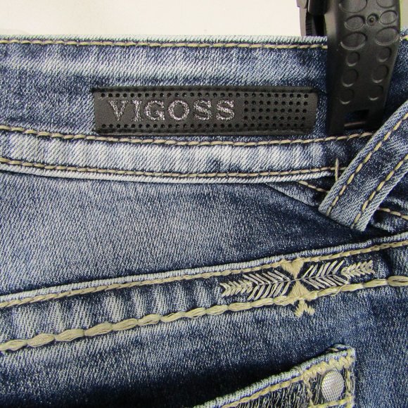 Women's | Vigoss | The Chelsea Skinny | Blue Jeans - Picture 5 of 10
